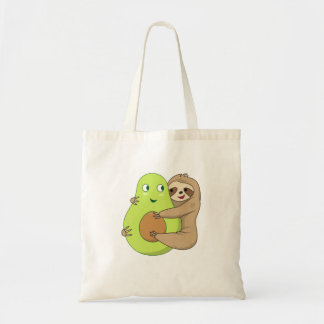 Bolso De Tela Pequeño y perezoso animal aguacate sobre regalo