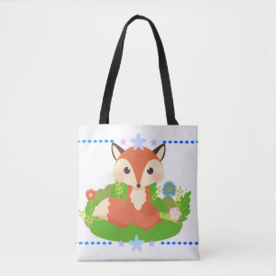 Bolso De Tela Pequeño zorro