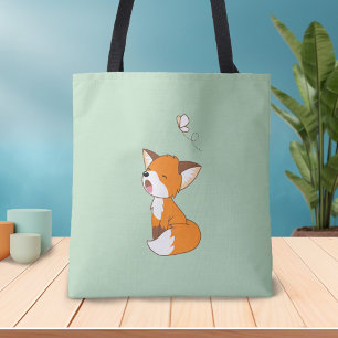 Bolso De Tela Pequeño Zorro Sueño