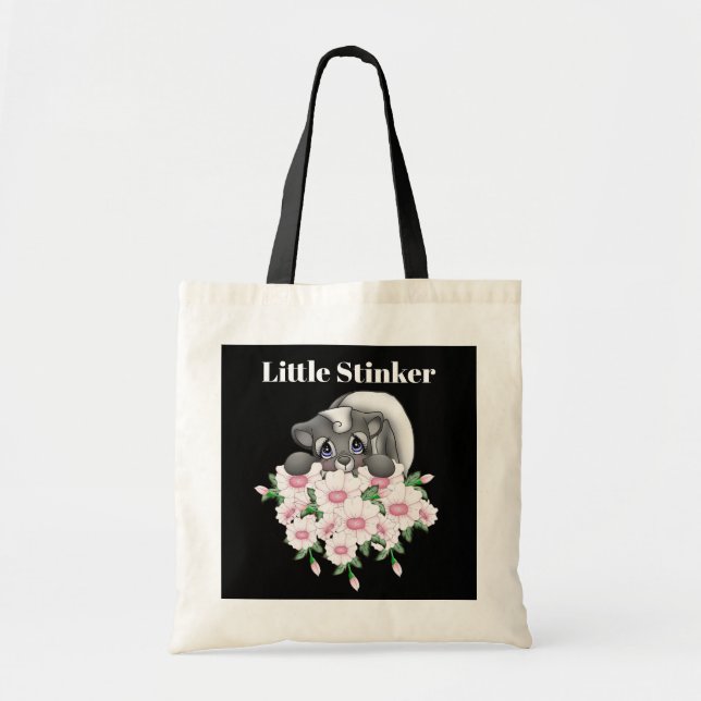 Bolso De Tela Pequeños apestosos chicas (Frente)