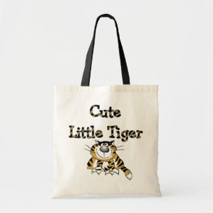 Bolso De Tela Pequeños camisetas y regalos lindos del tigre