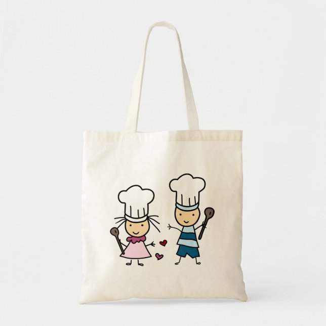 Bolso De Tela Pequeños Chef Kids (Frente)