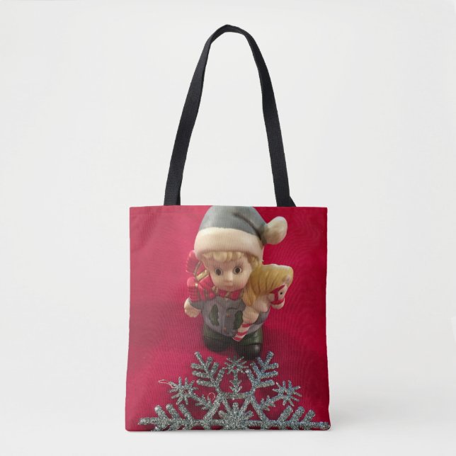Bolso De Tela Pequeños Navidades elfos se burlan (Anverso)