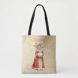 Bolso De Tela Pequeños Navidades Personalizados de Caroleros de