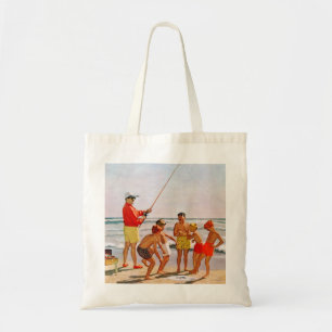 Bolso De Tela Pequeños pescados grandes de poste de Richard