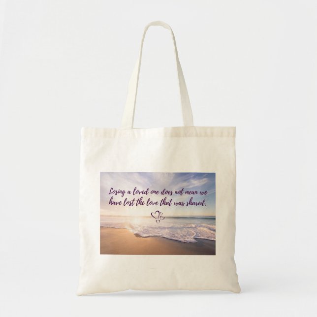 Bolso De Tela Perder a uno amado (Frente)