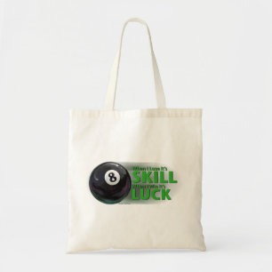 Bolso De Tela Perder habilidad ganar suerte 8 bolas
