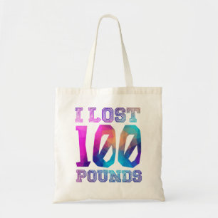Bolso De Tela Perdí 100 libras - Orgullosa Invitación de pérdida