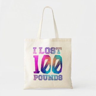 Bolso De Tela Perdí 100 libras - Orgullosa Invitación de pérdida