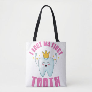 Bolso De Tela Perdí Mi Primer Diente Dientes Fuera Regalo Para N