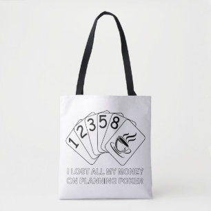 Bolso De Tela Perdí Todo Mi Dinero En Planear Póquer