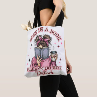 Bolso De Tela Perdido en un libro...