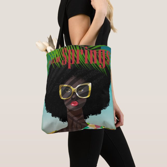 Bolso De Tela Perfectly Palm Springs (Detalle)