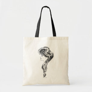 Bolso De Tela Perfil de un chica de Gibson, 1903