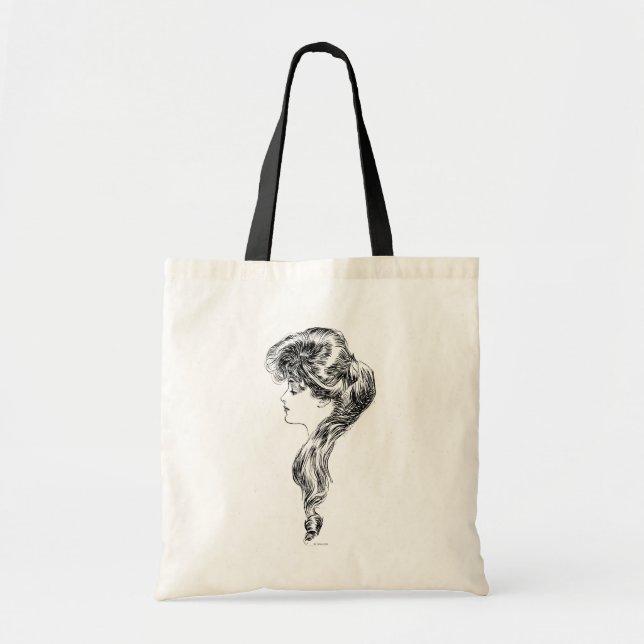 Bolso De Tela Perfil de un chica de Gibson, 1903 (Frente)