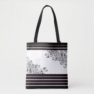 Bolso De Tela Pergaminos Negros
