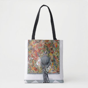 Bolso De Tela Perito del arte de Norman Rockwell