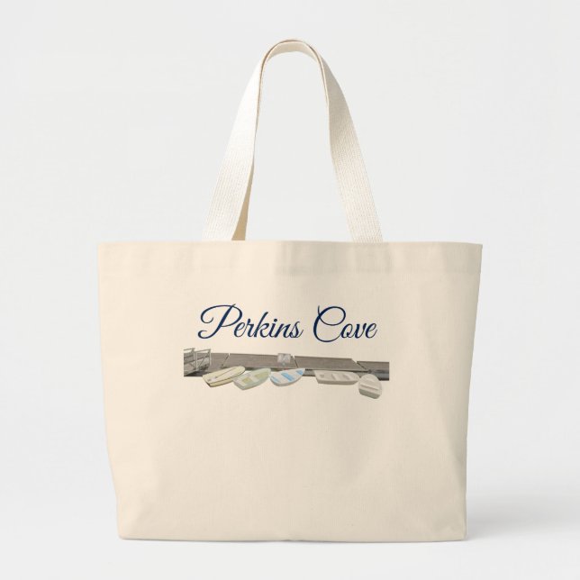 Bolso De Tela Perkins Cove En Ogunquit, Maine (Frente)