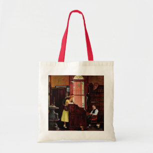 Bolso De Tela Permiso de matrimonio de Norman Rockwell