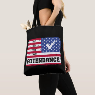 Bolso De Tela Pero, ¿aceptaste la bandera estadounidense del pro