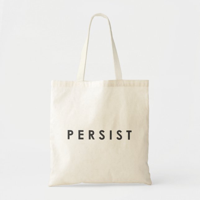 Bolso De Tela Pero, ella persistió tote (Frente)