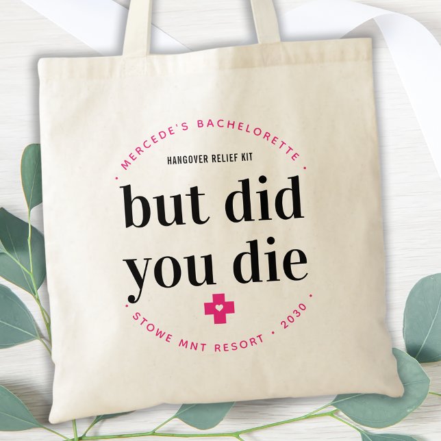 Bolso De Tela Pero, ¿Muriste La Bachillerato Personalizada De La (Subido por el creador)