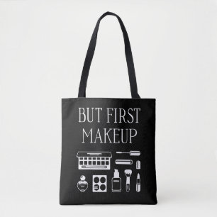 Bolso De Tela Pero primer maquillaje