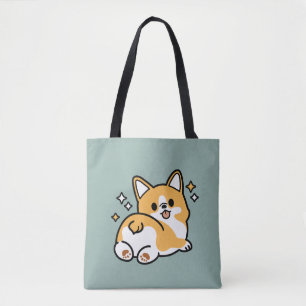 Bolso De Tela Pero primero, Nap - Personalizado de Corgi Butt