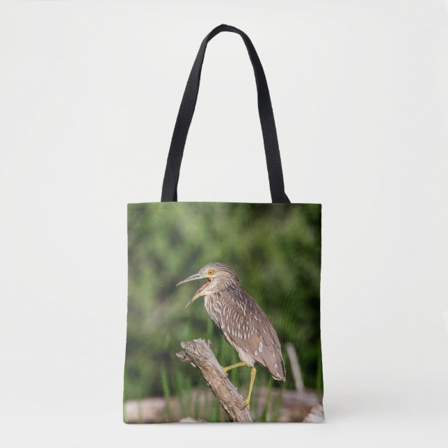 Bolso De Tela Perón nocturno de coronación negra juvenil (Anverso)