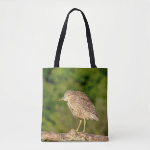 Bolso De Tela Perón nocturno de coronado negro juvenil