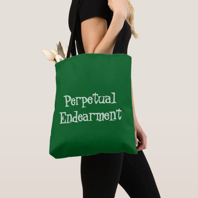 Bolso De Tela Perpetual Endearment Tote (Detalle)