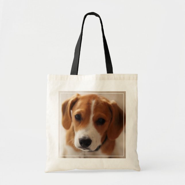 Bolso De Tela Perrito 2 del beagle (Frente)