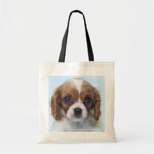 Bolso De Tela Perrito arrogante del perro de aguas de rey