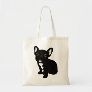 Bolso De Tela Perrito Brindle lindo de Frenchie