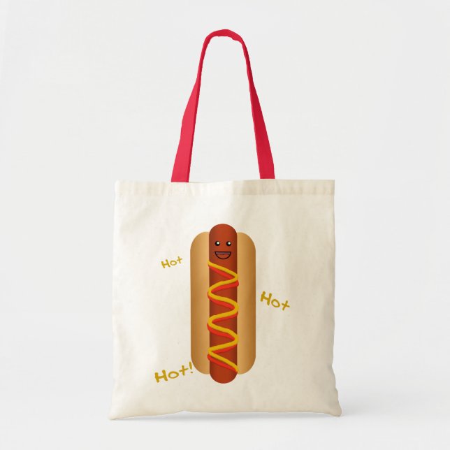 Bolso De Tela ¡Perrito caliente caliente caliente! (Frente)