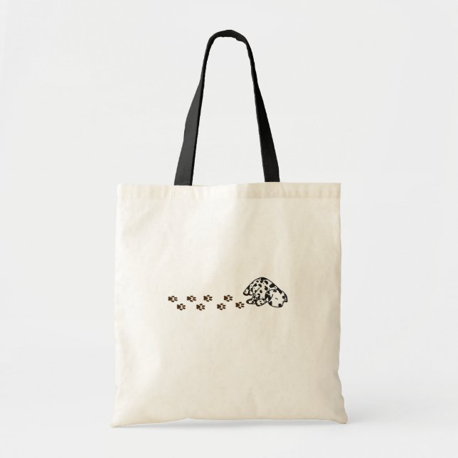 Bolso De Tela Perrito dálmata soñoliento (Frente)