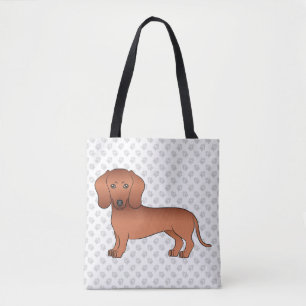 Bolso De Tela Perrito De Dibujos Animados Adorable Con Cabello C