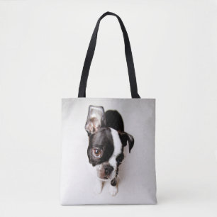 Bolso De Tela Perrito de Edison Boston Terrier