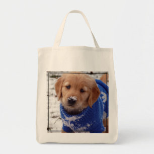 Bolso De Tela Perrito del golden retriever
