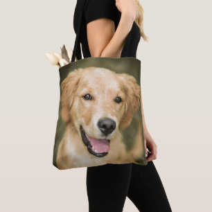Bolso De Tela Perrito lindo del golden retriever