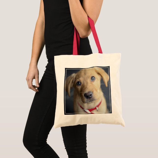 Bolso De Tela Perrito rojo del Fox Labrador (Anverso (producto))
