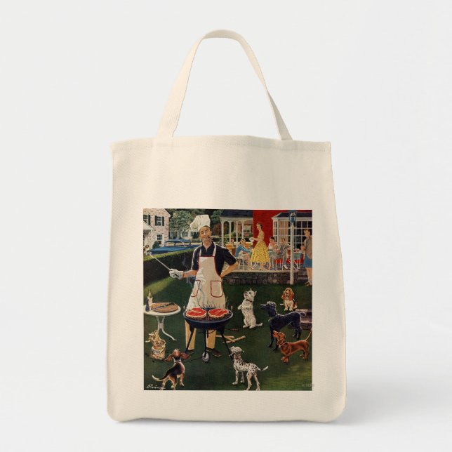 Bolso De Tela Perritos calientes (Frente)
