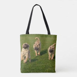Bolso De Tela Perritos juguetones de Shar Pei