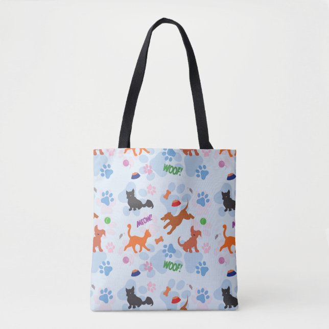 Bolso De Tela Perritos y gatitos (Anverso)