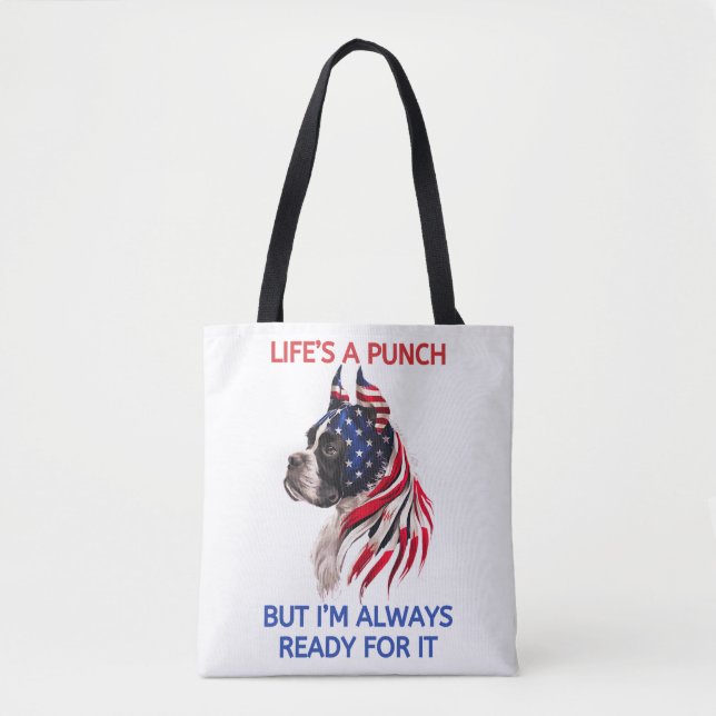 Bolso De Tela Perro (Anverso)