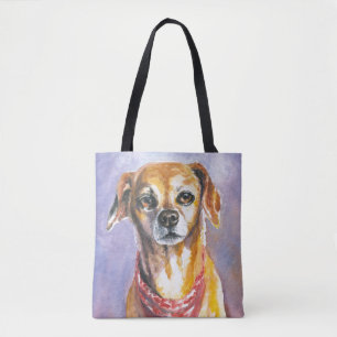 Bolso De Tela Perro 2