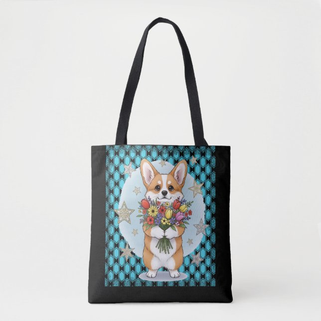 Bolso De Tela perro adorable (Anverso)