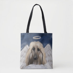 Bolso De Tela Perro afgano ángel