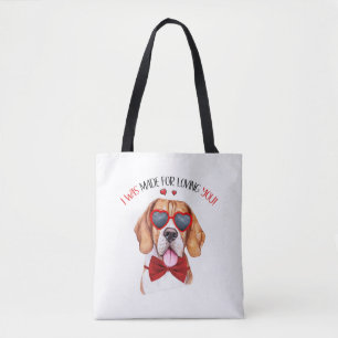 Bolso De Tela Perro Beagle hecho para amarte