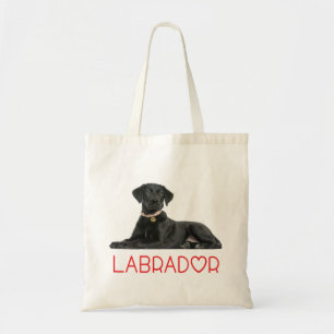 Bolso De Tela Perro cachorrito recuperador de labrador negro - L